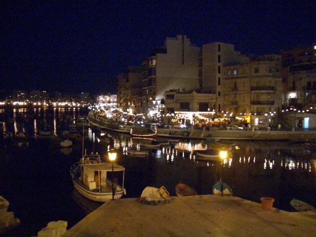 Harbor at Night